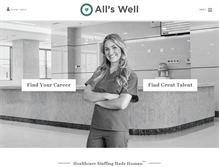 Tablet Screenshot of allswell.net